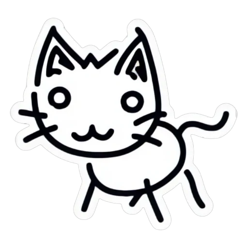 2D Kitty Sticker in Adopt Me