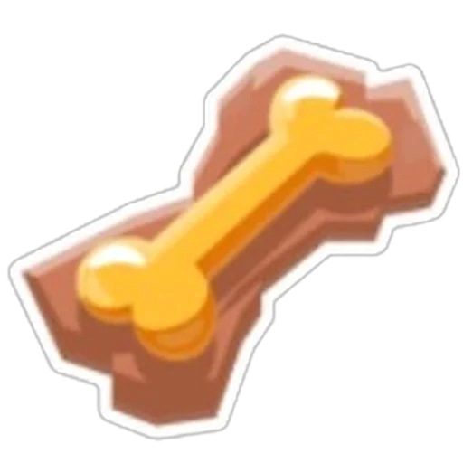 Наклейка на янтарную кость (Amber Bone Sticker) в Адопт Ми