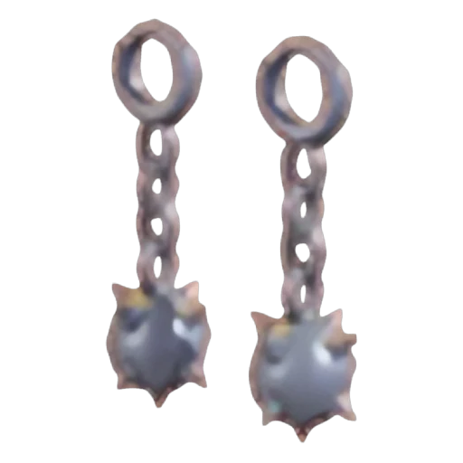 Серьги-шарики и цепочки (Ball and Chain Earrings) в Адопт Ми