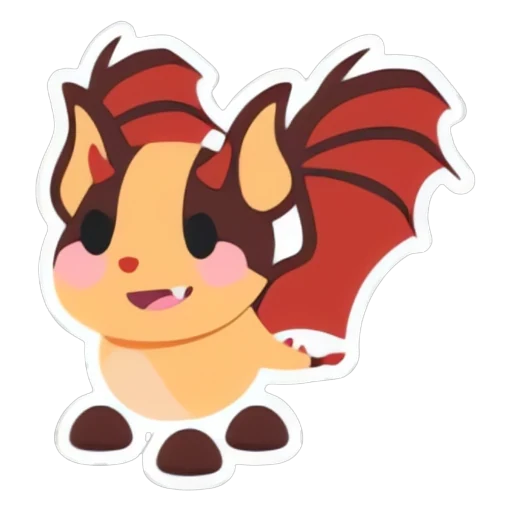 Bat Dragon Sticker in Adopt Me
