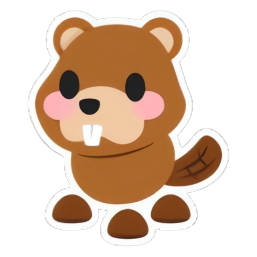 Beaver Sticker in Adopt Me