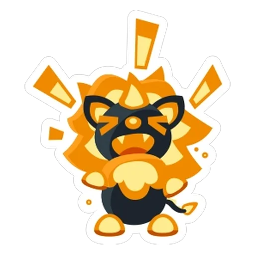 Blazing Lion Animated Sticker in Adopt Me