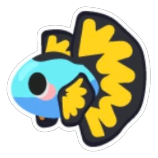 Blue Betta Fish Sticker in Adopt Me