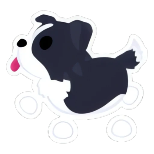 Стикер бордер-колли (Border Collie Sticker) в Адопт Ми