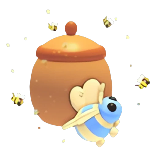 Жужжащая шляпа-горшочек мёда (Buzzing Honeypot Hat) в Адопт Ми
