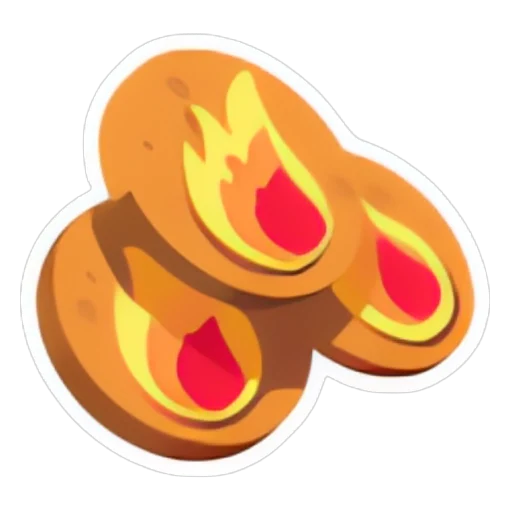 Наклейка с приманкой для печенья у костра (Campfire Cookies Bait Sticker) в Адопт Ми