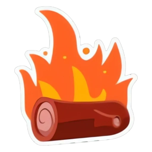 Наклейка с журналом костра (Campfire Log Sticker) в Адопт Ми