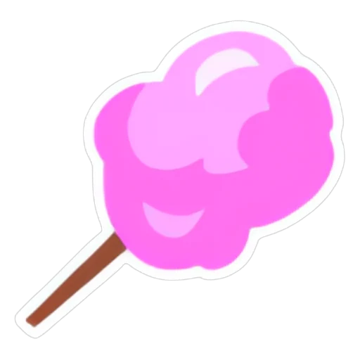 Стикер сахарной ваты (Candyfloss Sticker) в Адопт Ми
