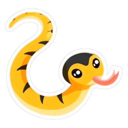 Cheeky Yellow Lipped Sea Krait Sticker in Adopt Me