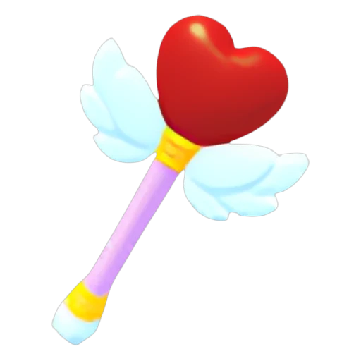 Игрушка-бросок с посохом херувима (Cherub Staff Throw Toy) в Адопт Ми