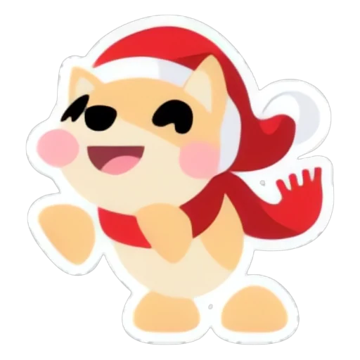 Christmas Dog Sticker in Adopt Me