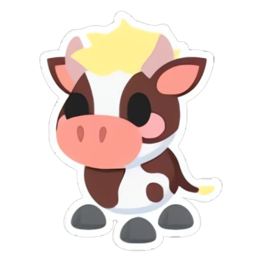 Cow Calf Sticker in Adopt Me