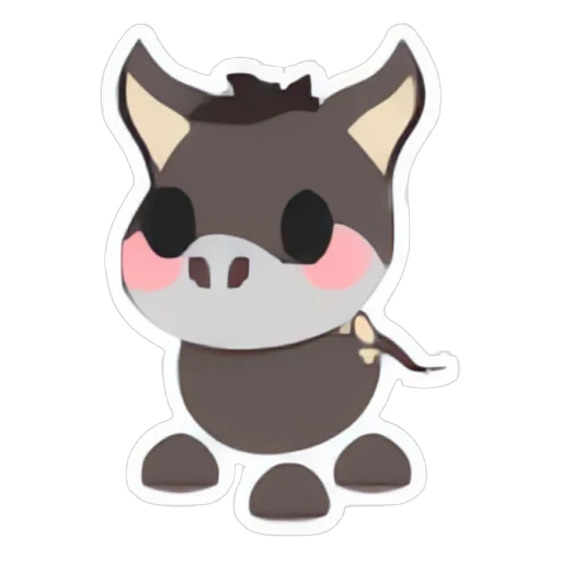 Cute-A-Cabra Sticker in Adopt Me
