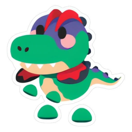 Dilophosaurus Sticker in Adopt Me