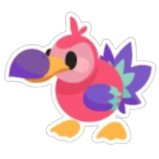 Наклейка додо (Dodo Sticker) в Адопт Ми