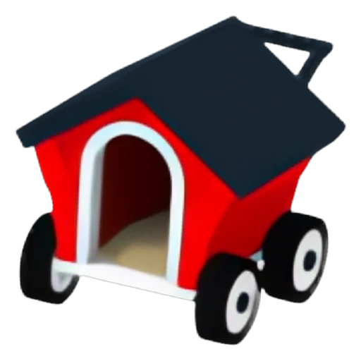 Коляска-будка (Dog House Stroller) в Адопт Ми
