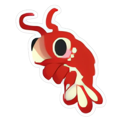 Emperor Shrimp Sticker in Adopt Me