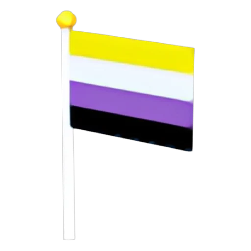 Флаг энби (Enby Flag) в Адопт Ми