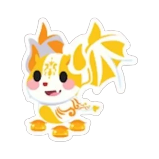 Наклейка «Сказочная летучая мышь-дракон» (Fairy Bat Dragon Sticker) в Адопт Ми