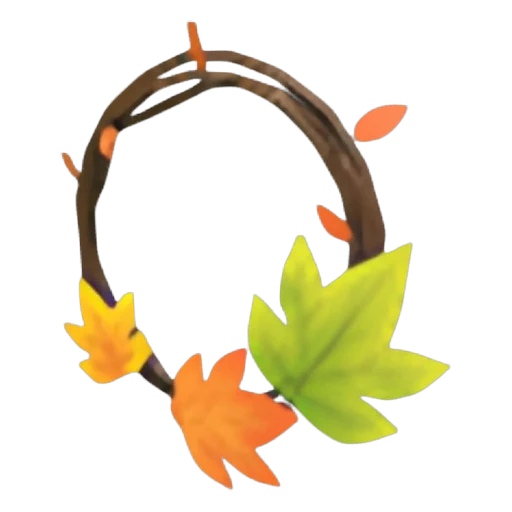 Fall Wreath Necklace in Adopt Me