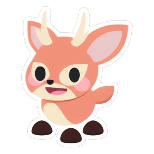 Fallow Deer Sticker in Adopt Me