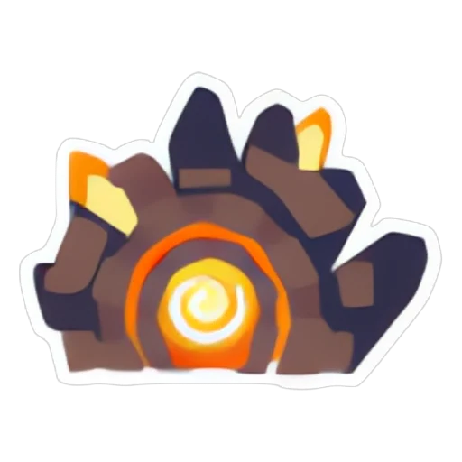Fire Dimension Portal Sticker in Adopt Me