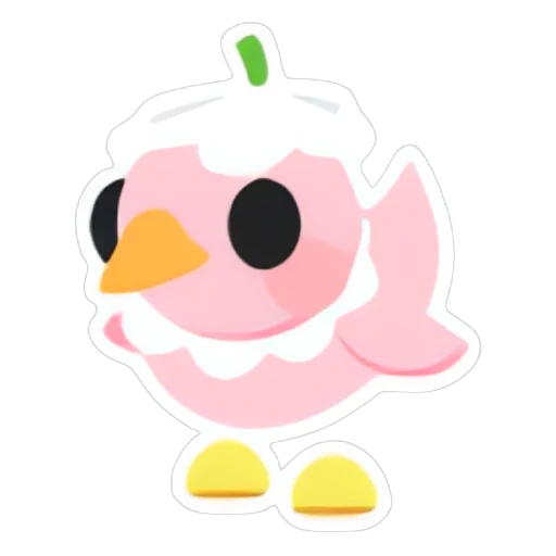 Flower Power Duckling Sticker in Adopt Me
