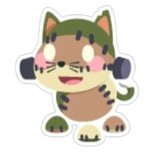 Frankenfeline Sticker in Adopt Me
