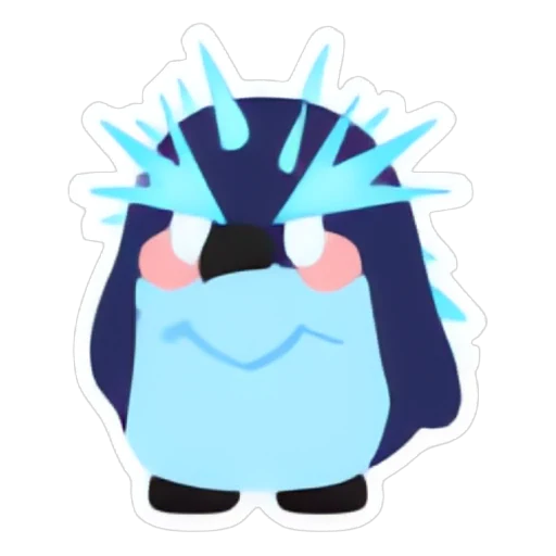 Frozen Penguin Sticker in Adopt Me