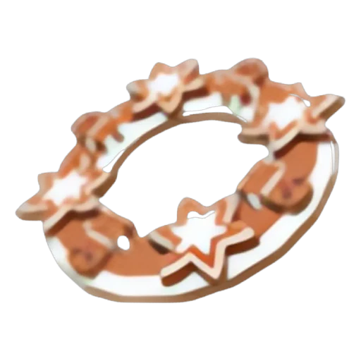 Летающий диск с пряничным венком (Gingerbread Wreath Flying Disc) в Адопт Ми