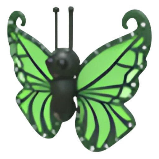 Зелёная бабочка (Green Butterfly) в Адопт Ми