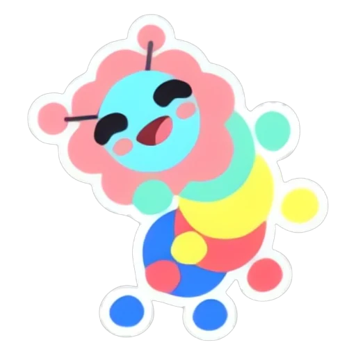 Gumball Caterpillar Sticker in Adopt Me