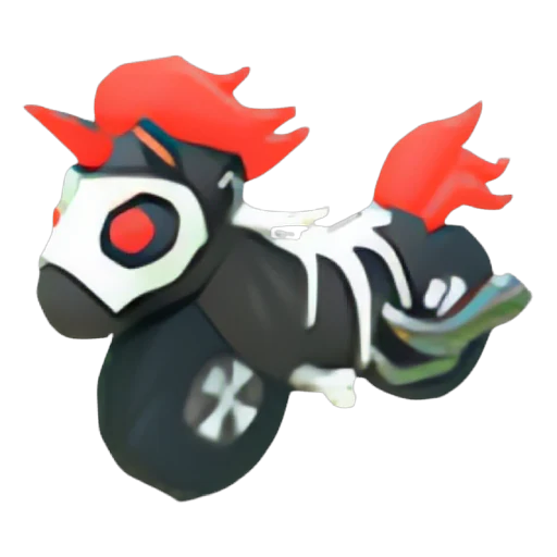 Хэллоуинский чёрный поницикл (Halloween Black Ponycycle) в Адопт Ми