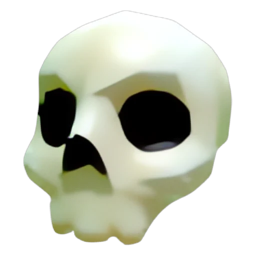 Halloween White Skull Hat in Adopt Me