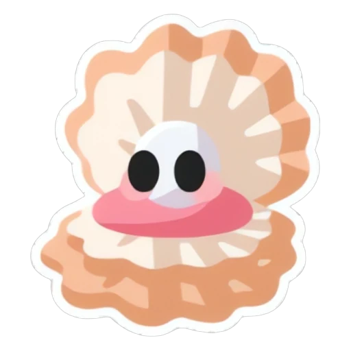 Happy Clam Sticker in Adopt Me