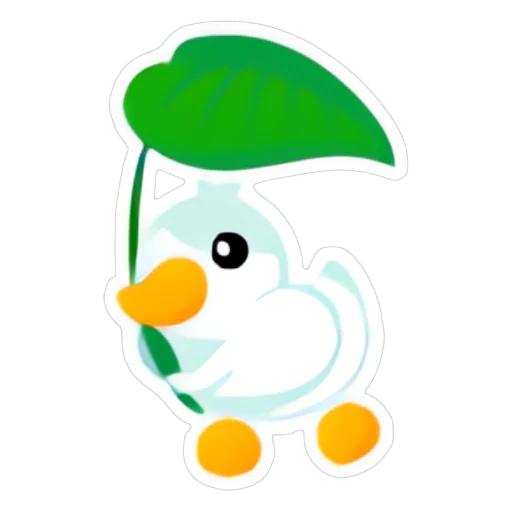 Happy Duckling Sticker in Adopt Me