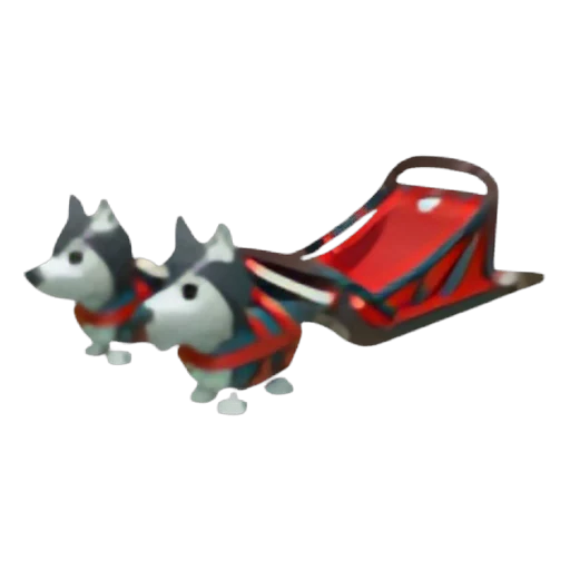 Сани хаски (Husky Sled) в Адопт Ми
