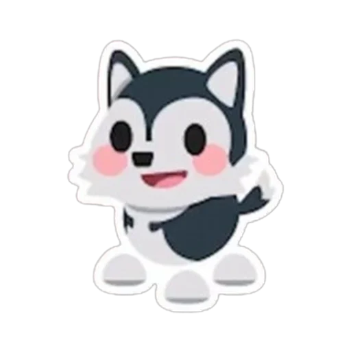 Husky Sticker in Adopt Me