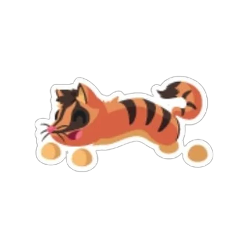 Jumping Banded Palm Civet Sticker in Adopt Me