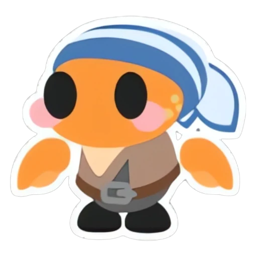 Наклейка «Напарник из водорослей» (Kelp Crewmate Sticker) в Адопт Ми