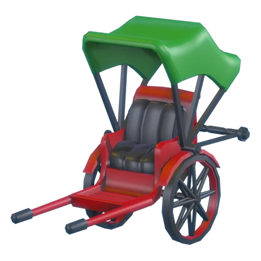 Lunar New Year Rickshaw Stroller in Adopt Me