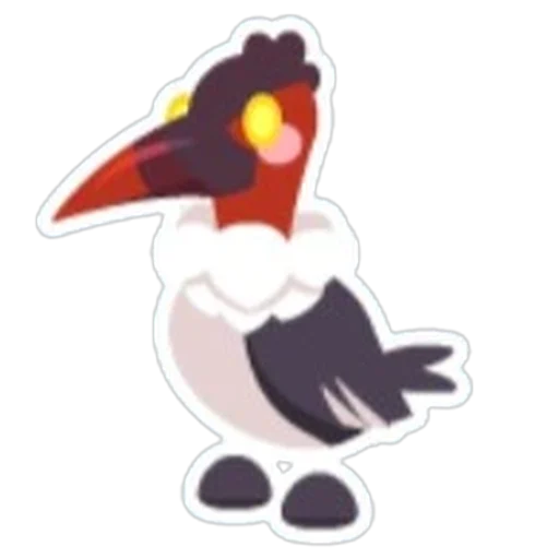 Marabou Stork Sticker in Adopt Me