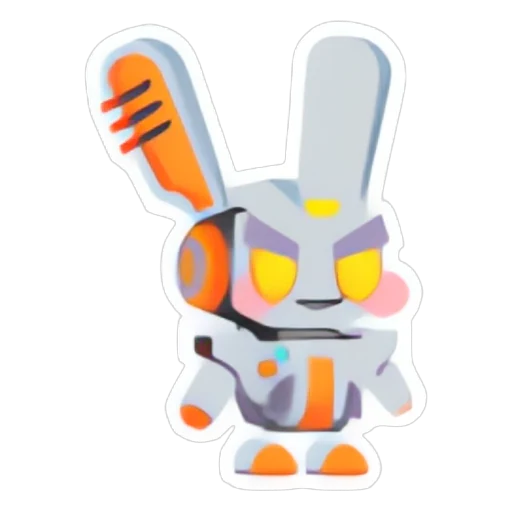 Mecha R4BBIT Sticker in Adopt Me