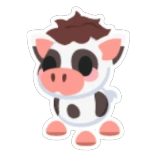 Наклейка мини-свинья (Mini Pig Sticker) в Адопт Ми