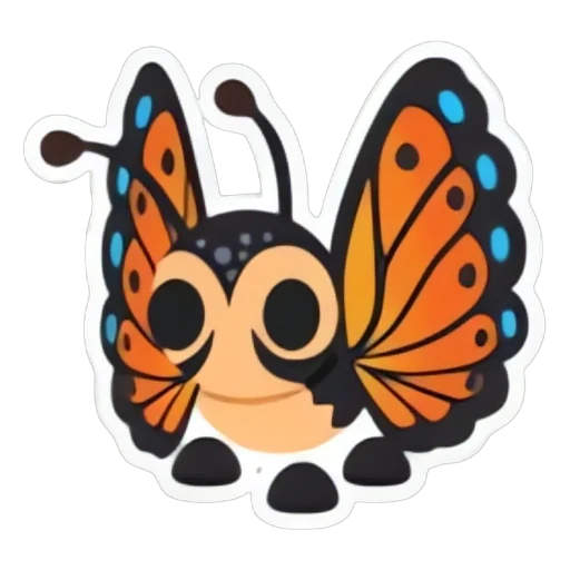 Mirai Moth Sticker in Adopt Me