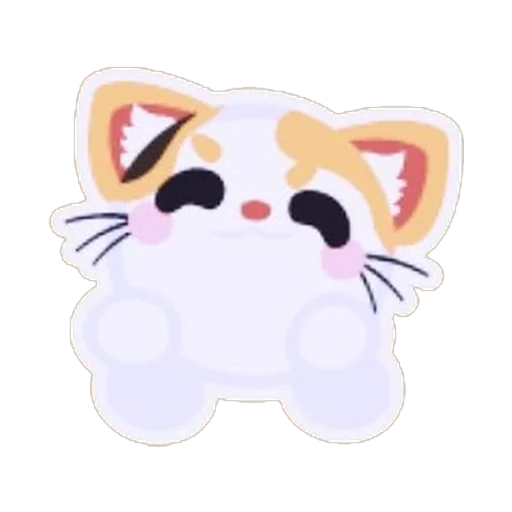 Анимированная наклейка «Кувырок Моти-мяу» (Mochi Meow Tumble Animated Sticker) в Адопт Ми