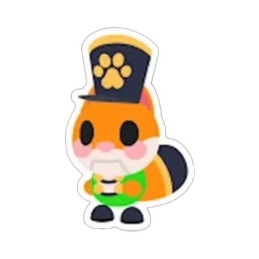Наклейка «Щелкунчик с белкой» (Nutcracker Squirrel Sticker) в Адопт Ми