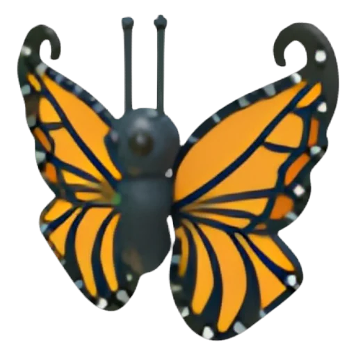 Оранжевая бабочка (Orange Butterfly) в Адопт Ми