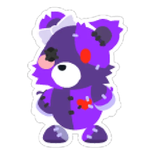 Стикер «пятнистый медведь» (Patchy Bear Sticker) в Адопт Ми