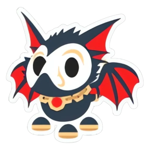 Стикер призрачного дракона (Phantom Dragon Sticker) в Адопт Ми